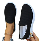Damen Bequeme Slip-On Sneakers mit atmungsaktivem Obermaterial und flexibler Sohle R&B