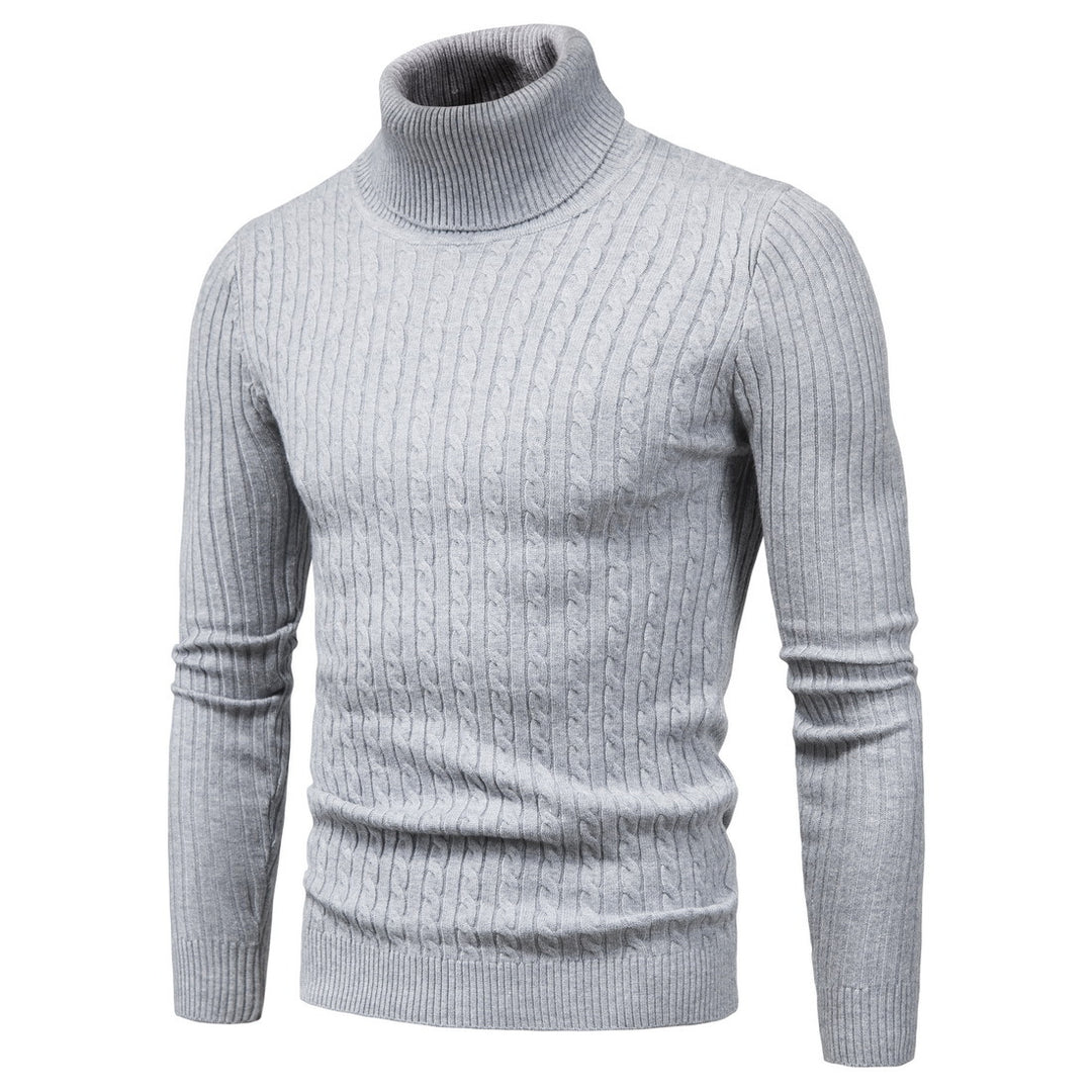 Herren komfortabler Rollkragenpullover R&B