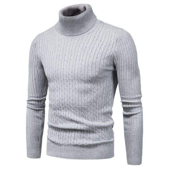 Herren komfortabler Rollkragenpullover R&B