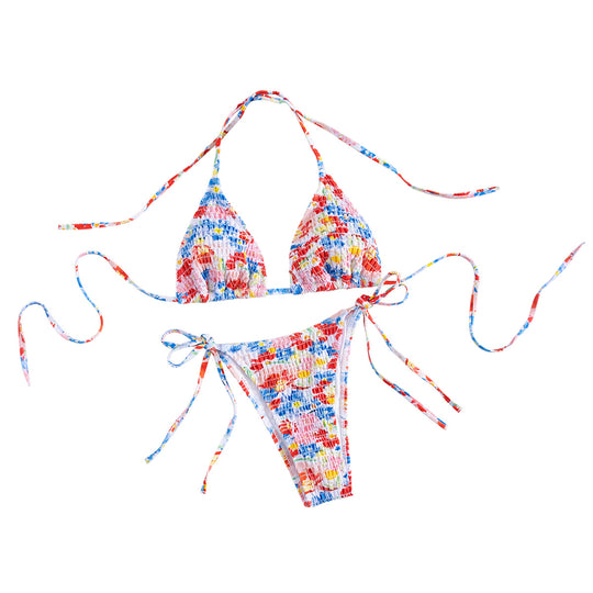 Damen Bikiniset mit buntem Mustermix R&B