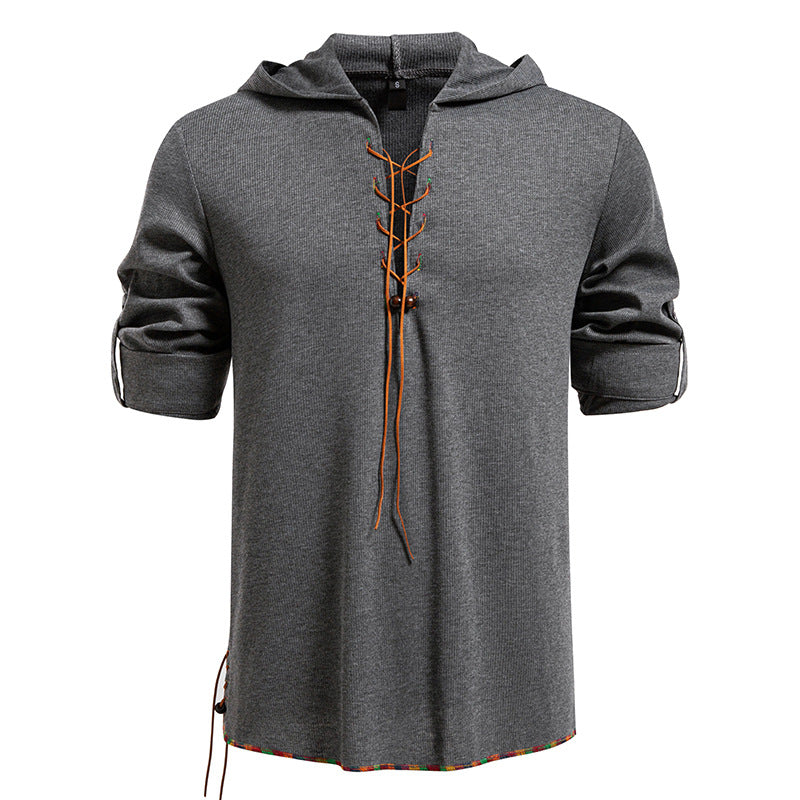 Damen Kapuzenpullover mit einzigartigem Kordelzug und lässigem Schnitt R&B
