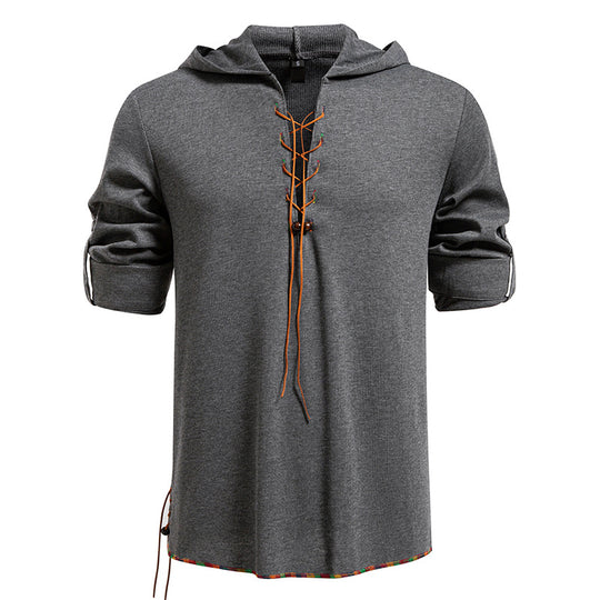 Damen Kapuzenpullover mit einzigartigem Kordelzug und lässigem Schnitt R&B
