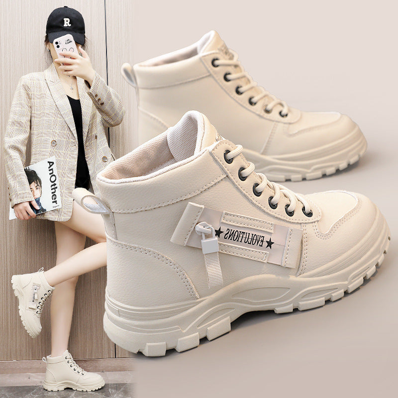 Damen modische High-Top Sneakers mit strapazierfähigem Obermaterial und optimaler Dämpfung R&B