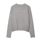 Damen lässiger Strickcardigan mit Knopfdetails R&B