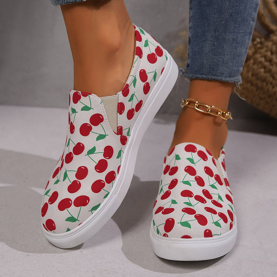 Damen Slip-On Sneakers mit fruchtigem Design R&B