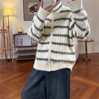 Damen Strickpullover mit hohem Kragen R&B