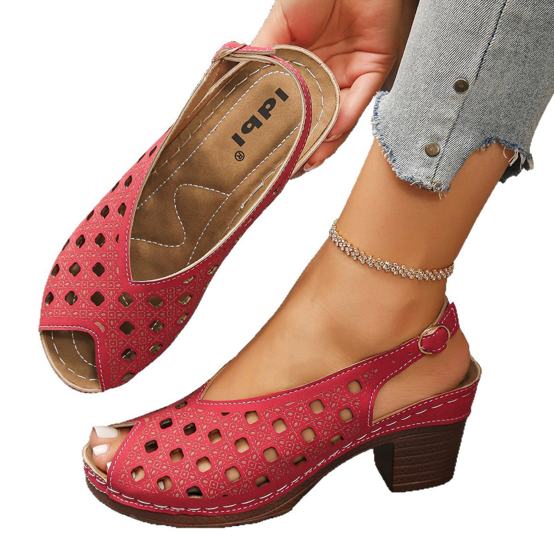 Damen Sandalen mit verziertem Schnitt R&B