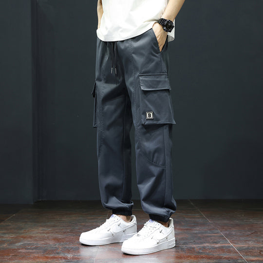 Herren Cargo-Hose mit praktischen Taschen und verstellbarem Bund R&B