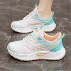 Damen sportliche Laufschuhe mit atmungsaktiver Oberfläche und dämpfendem Sohlenprofil R&B