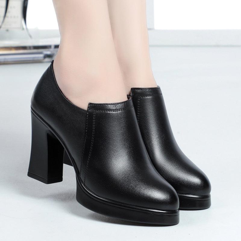 Damen Elegante High-Heel Stiefeletten mit modischem Design und komfortablem Fußbett