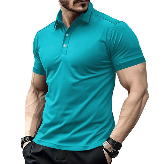Herren Hochwertiges Kurzarm Poloshirt mit atmungsaktiver Technologie und modernem Schnitt R&B