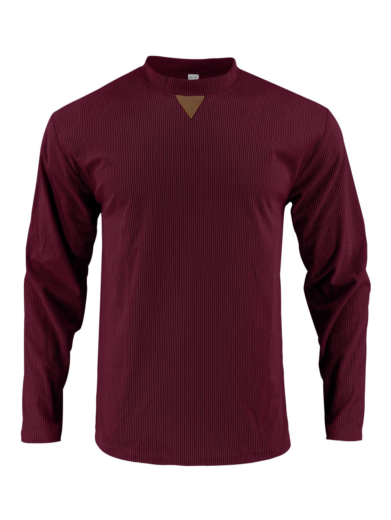 Herren Langarmshirt mit strukturiertem Rippdesign R&B