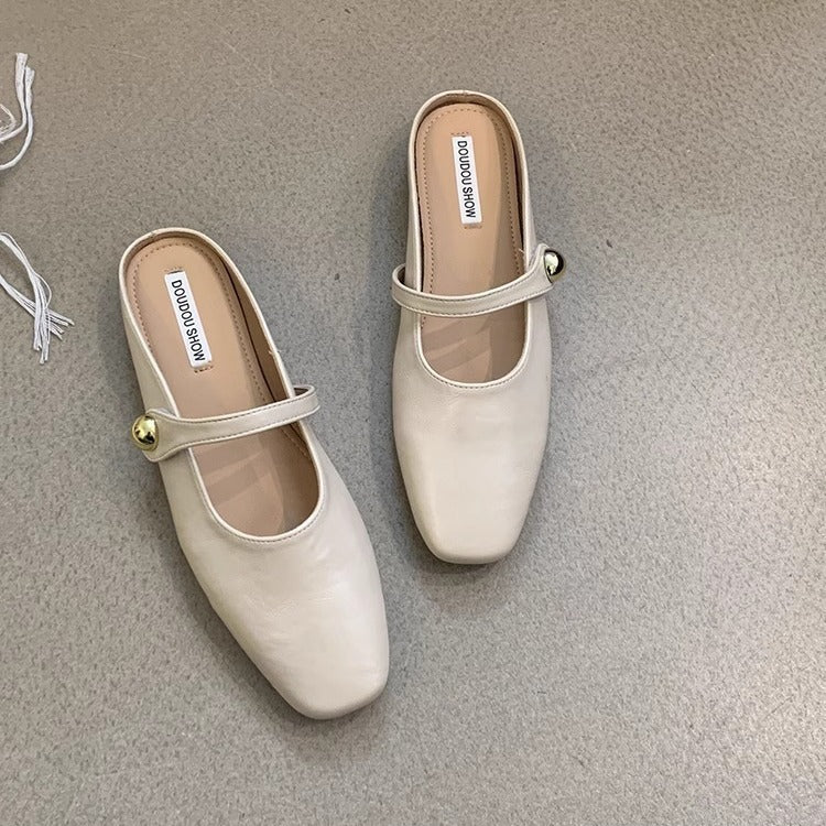 Damen elegante Mary Jane Schuhe mit modischem Riemchen R&B