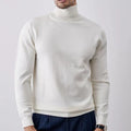 R&B | Rollkragenpullover Slim Fit Weiche Atmungsaktive Baumwollmischung Gerippte Kanten