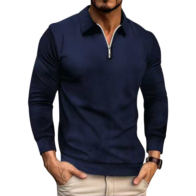 Herren leichter Wollpullover im zeitlosen Design R&B