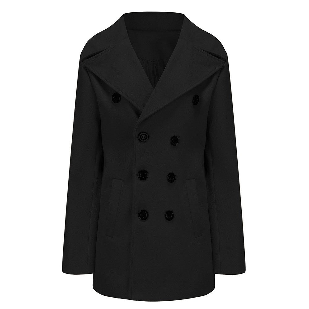 Herren elegante Wintermantel R&B