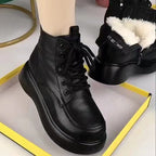 Damen Modische Winterboots mit kuscheligem Futter und rutschfester Sohle