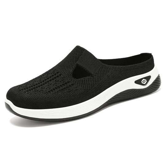 Damen Slip-On Freizeitschuhe mit atmungsaktivem Obermaterial und rutschfester Sohle R&B