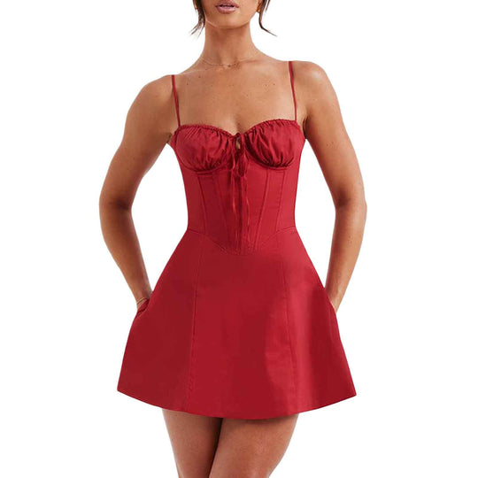 Damen Korsett Kleid R&B