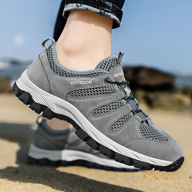 Damen Sportliche Outdoor-Sneaker mit atmungsaktivem Obermaterial und rutschfester Sohle