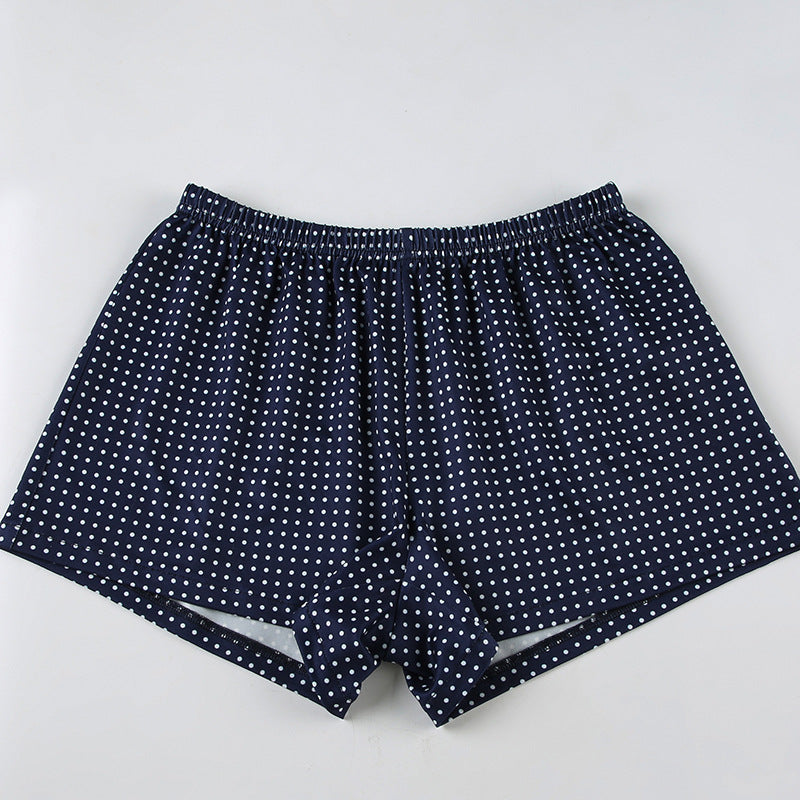 Damen Schlafshorts mit elastischem Bund und dekorativem Kordelzug R&B