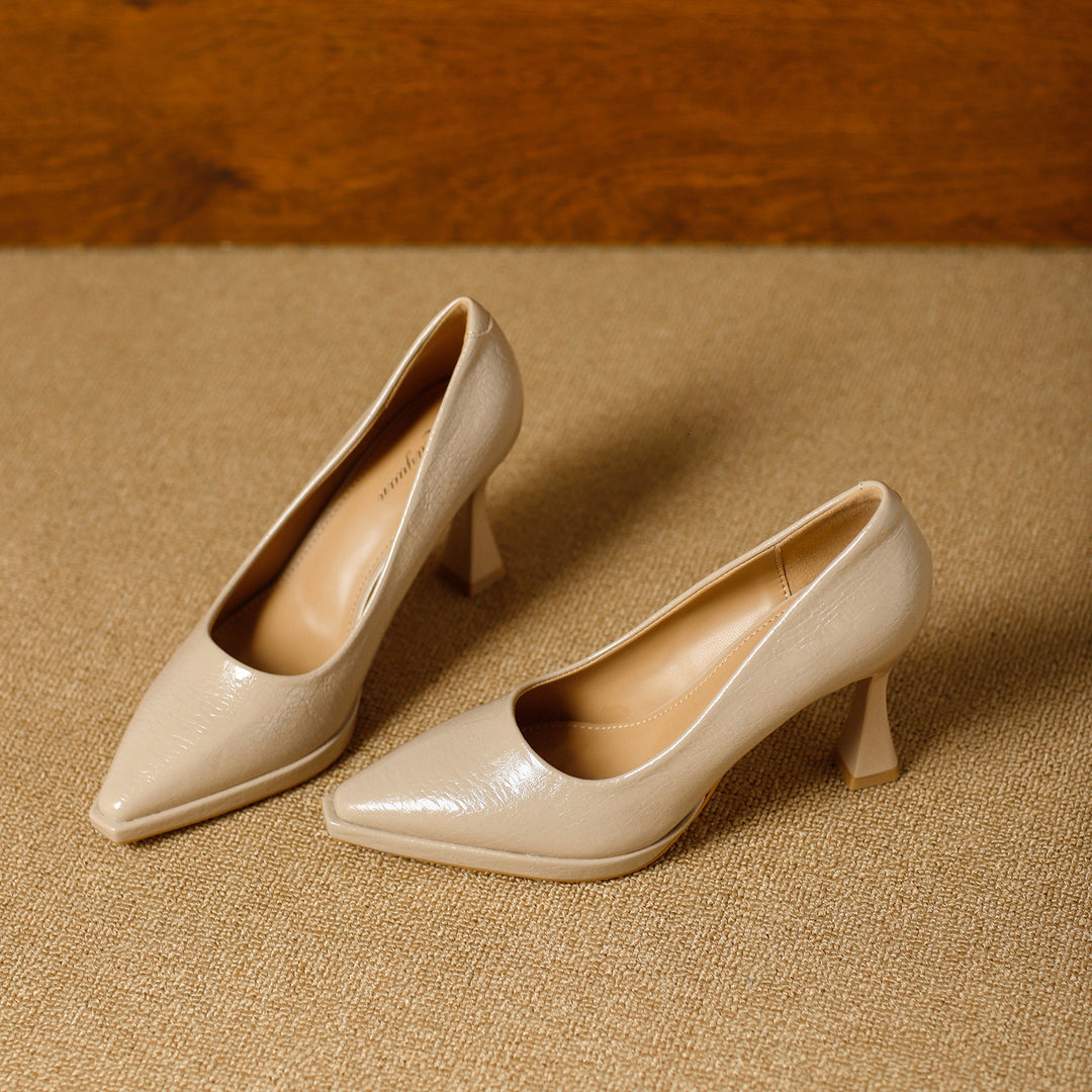 Damen elegante Spangenpumps mit modischem Blockabsatz R&B