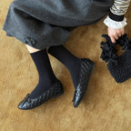 Damen Ballerinas mit elegantem Schleifendetail aus hochwertigem Leder R&B
