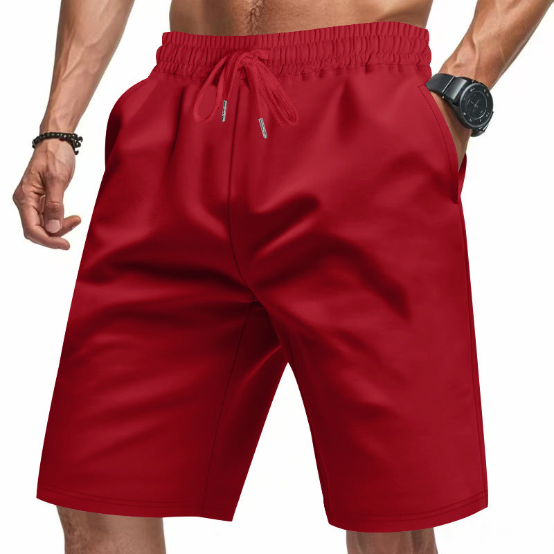 Herren Sportliche kurze Laufshorts mit elastischem Bund und praktischem Kordelzug R&B