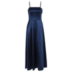 Damen Abendkleid mit feinen Spaghettiträgern und fließendem Rock R&B