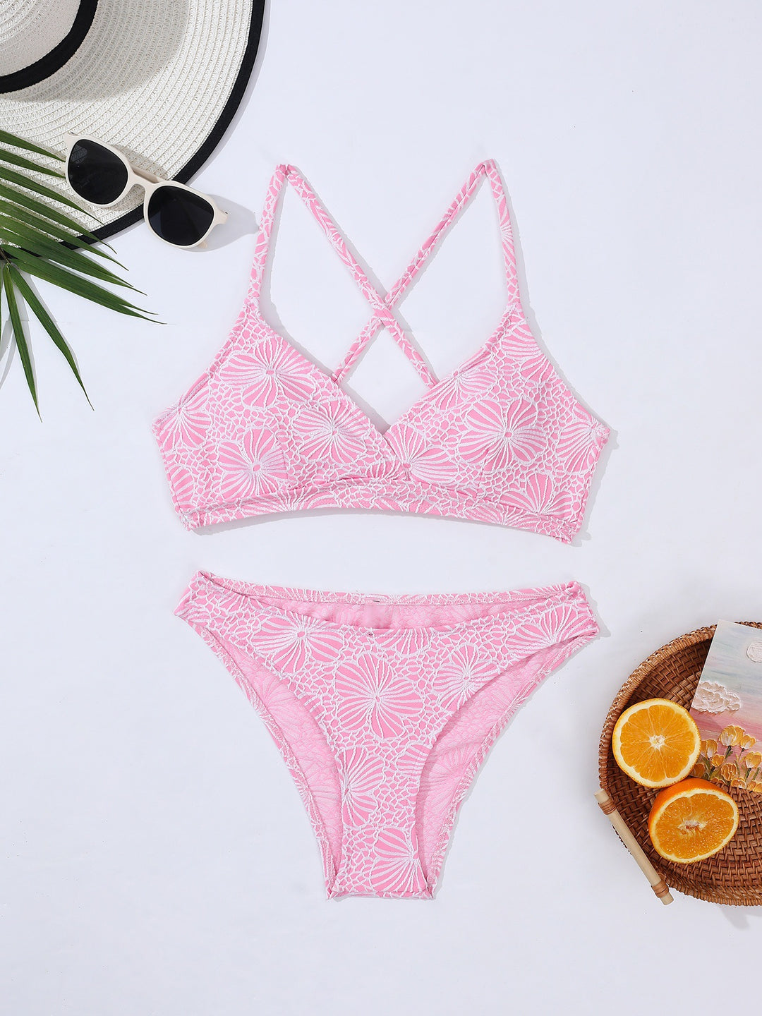 Damen Bikini-Set mit floralem Design und komfortablem Schnitt R&B