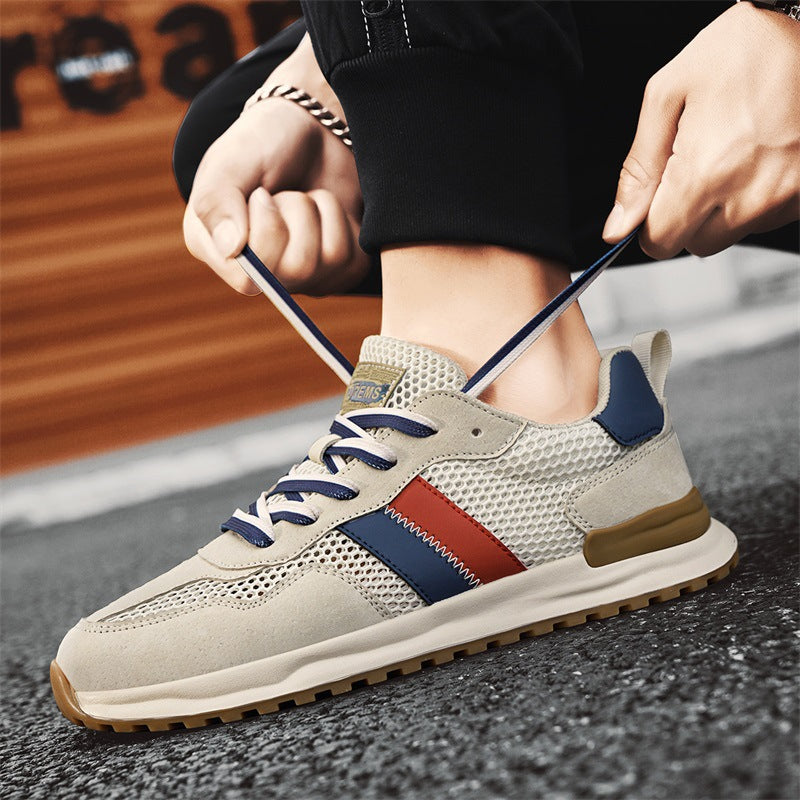 Damen Sportliche Sneakers mit atmungsaktivem Mesh-Obermaterial und stabiler Gummisohle
