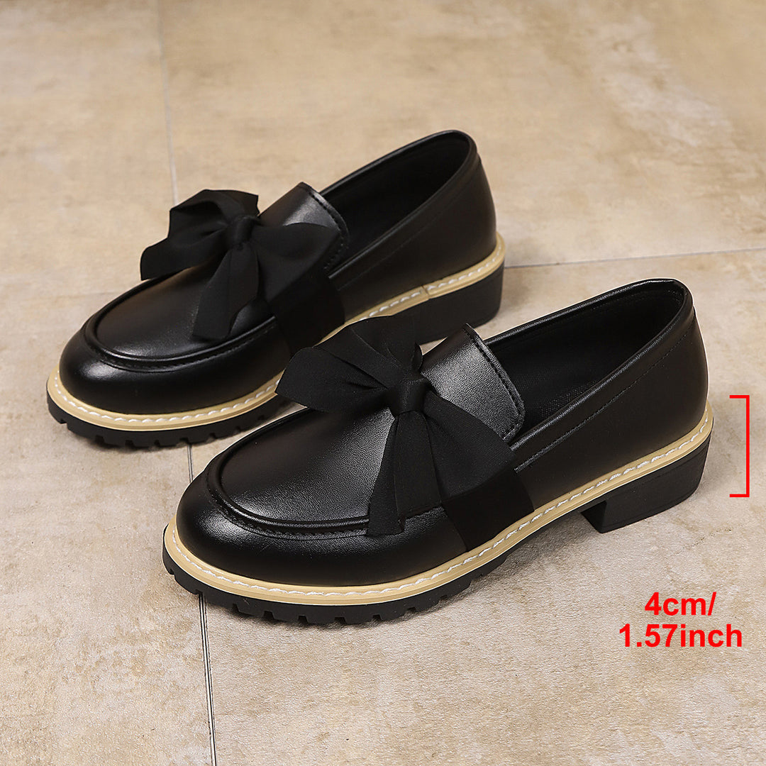 Damen Ballerina-Schuhe mit dekorativen Schleifen und rutschfester Sohle R&B