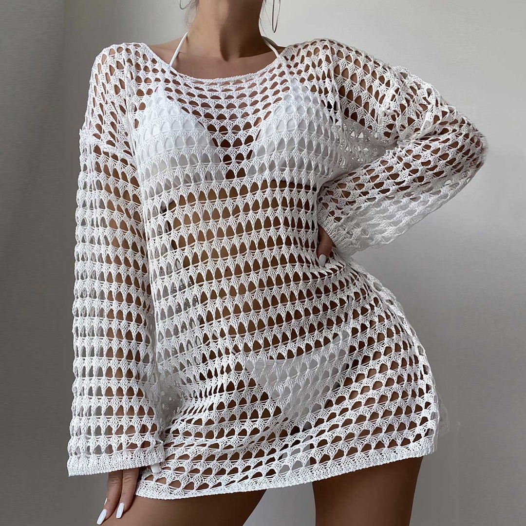Damen schmeichelndes Stricktop mit weitem Schnitt R&B