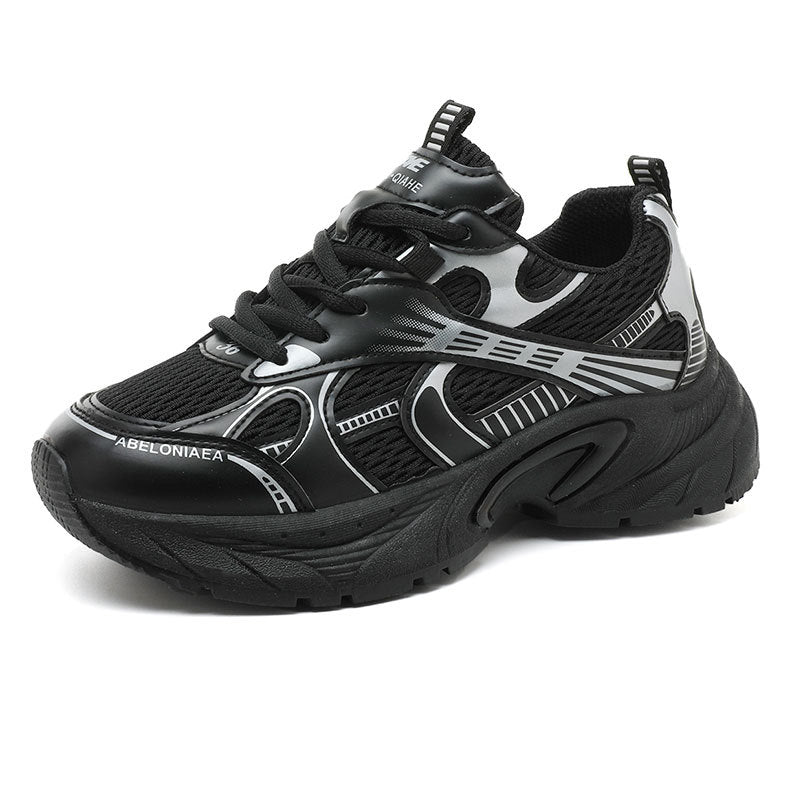 Damen Sportliche Sneaker mit atmungsaktivem Netz-Material und stoßdämpfender Sohle R&B