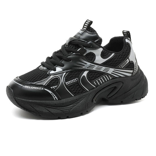 Damen Sportliche Sneaker mit atmungsaktivem Netz-Material und stoßdämpfender Sohle R&B