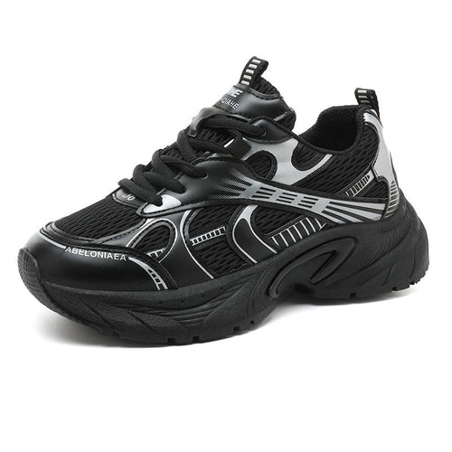 Damen Sportliche Sneaker mit atmungsaktivem Netz-Material und stoßdämpfender Sohle R&B