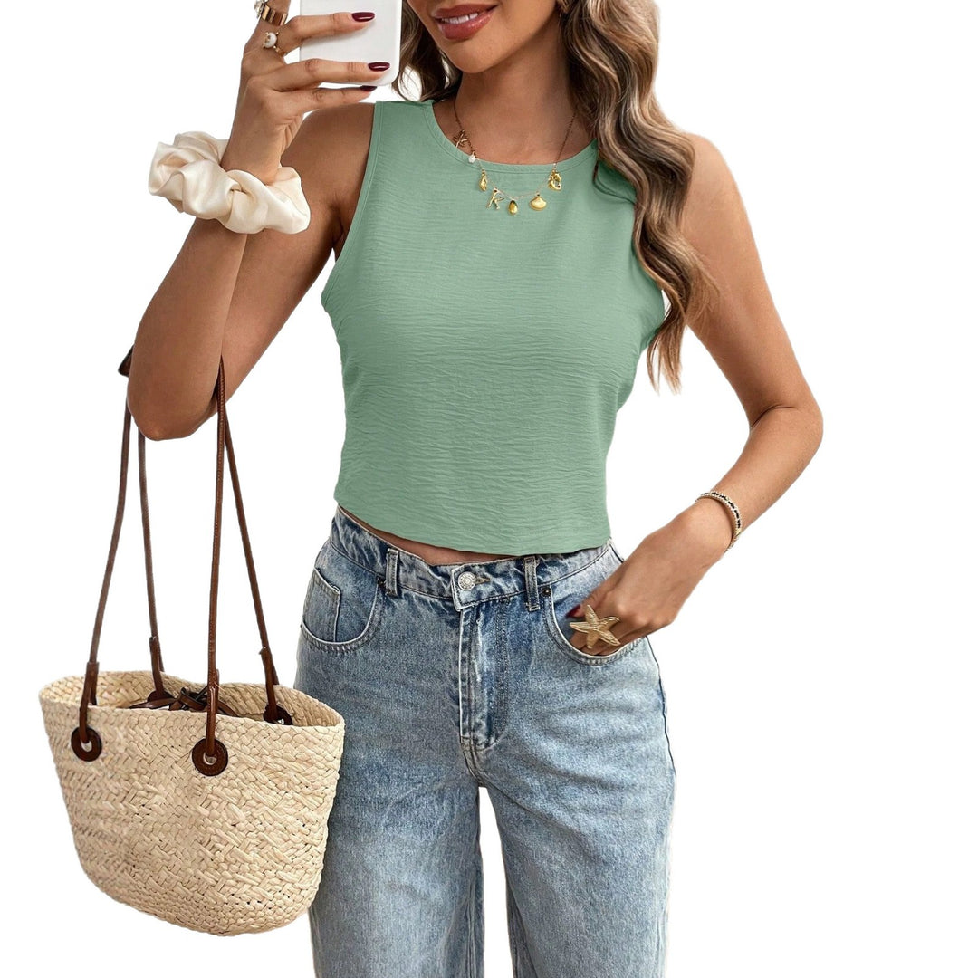Damen Kurz-Top aus leichtem Jersey-Material mit femininer Raffung R&B