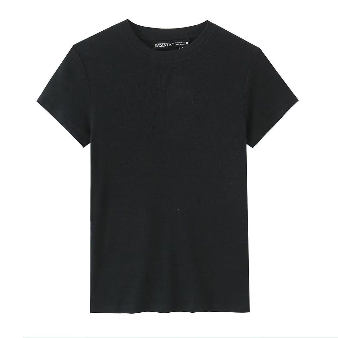 Damen Baumwoll-T-Shirt mit bequemem Schnitt und nachhaltigem Material R&B