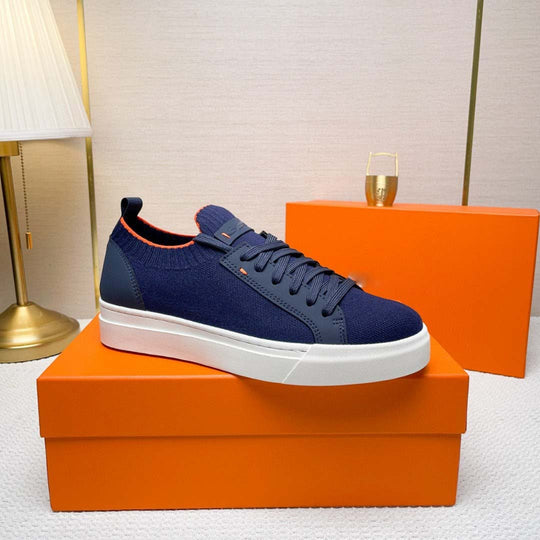 Damen Modische Sneaker mit atmungsaktiver Strick-Oberfläche und rutschfester Sohle R&B
