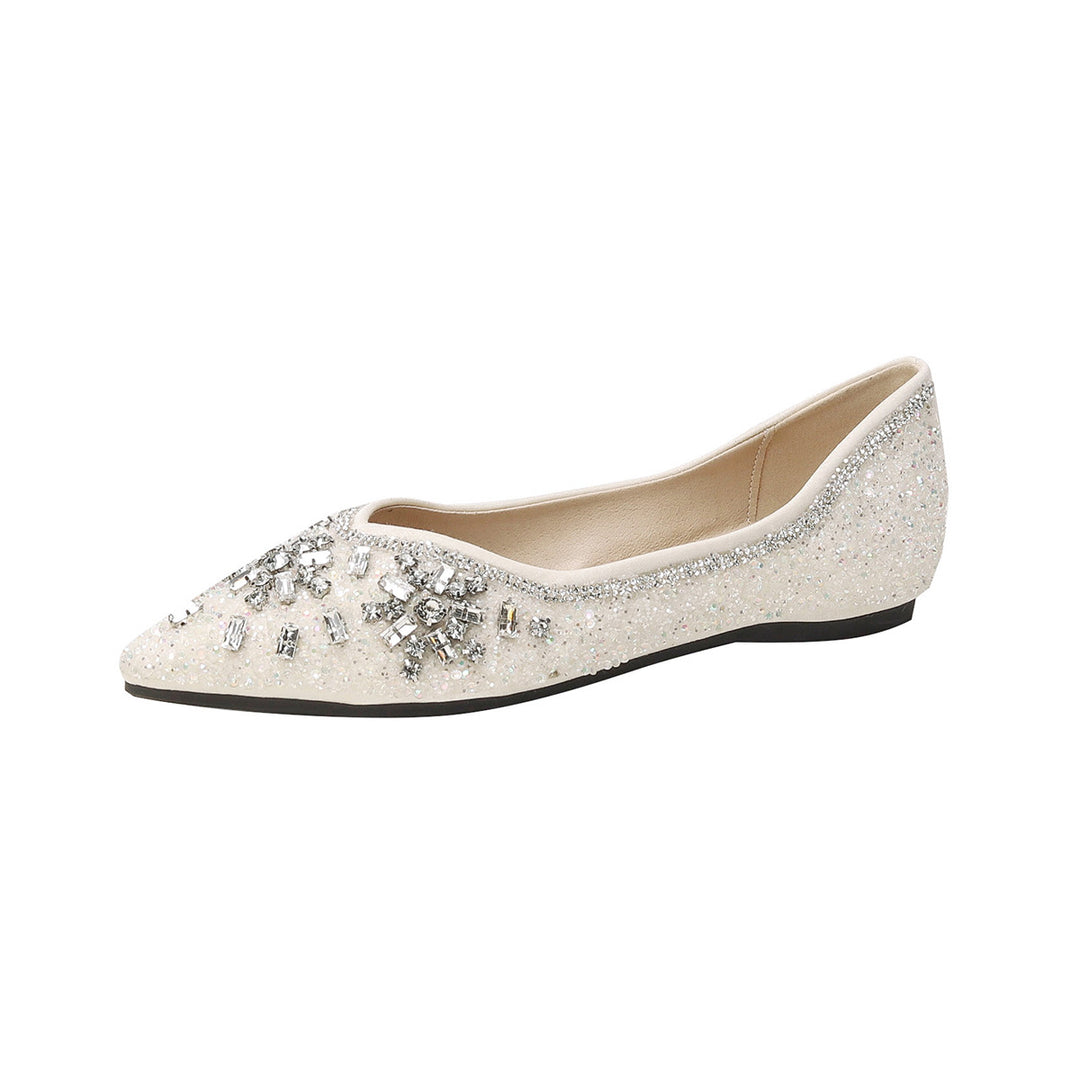 Damen Ballerinas mit funkelnder Strassverzierung und elegantem Obermaterial R&B