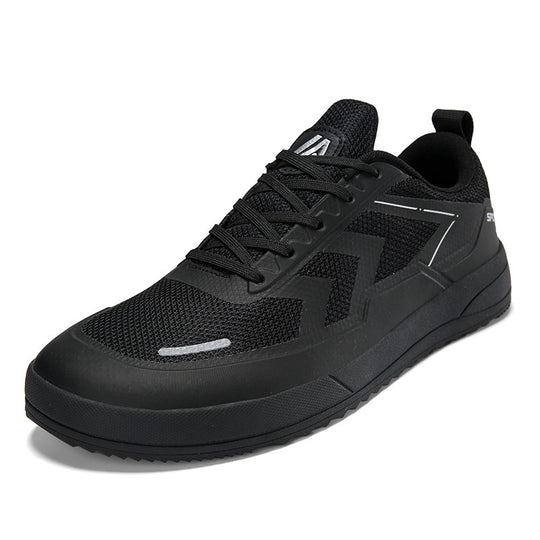 Unisex nan urbaner atmungsaktiver Mesh-Sneaker mit gezahnter griffiger Profilsohle und gepolstertem Einstieg R&B
