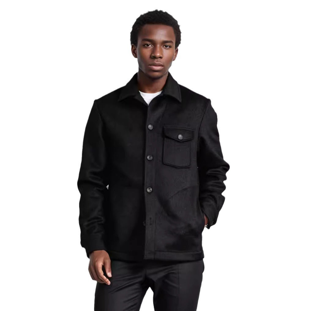 Herren Wolljacke mit praktischen Taschen R&B