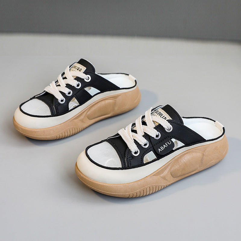 Damen Sneaker Slipper mit atmungsaktiver Mesh-Struktur und bequemer Sohle R&B
