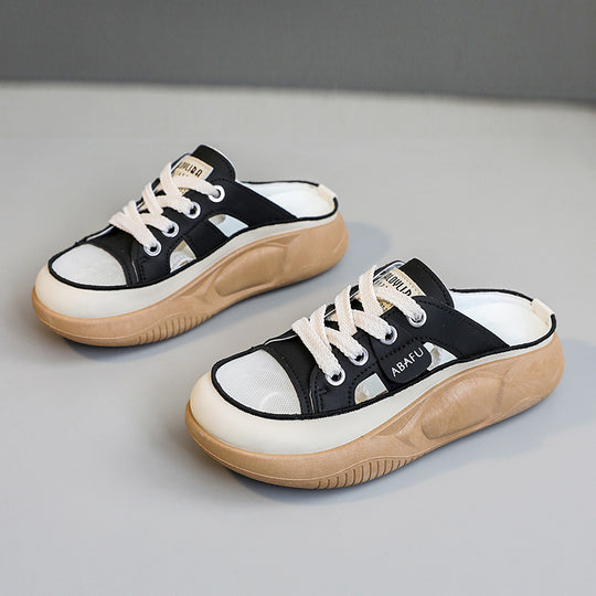 Damen Sneaker Slipper mit atmungsaktiver Mesh-Struktur und bequemer Sohle R&B