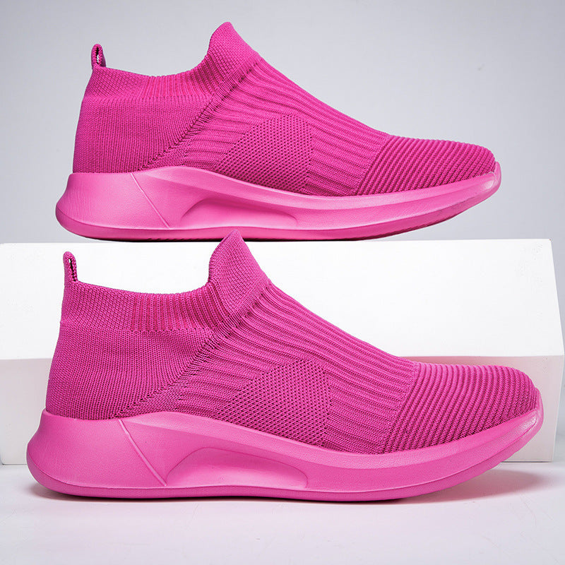 Damen Komfortable Stricksneaker mit rutschfester Sohle R&B