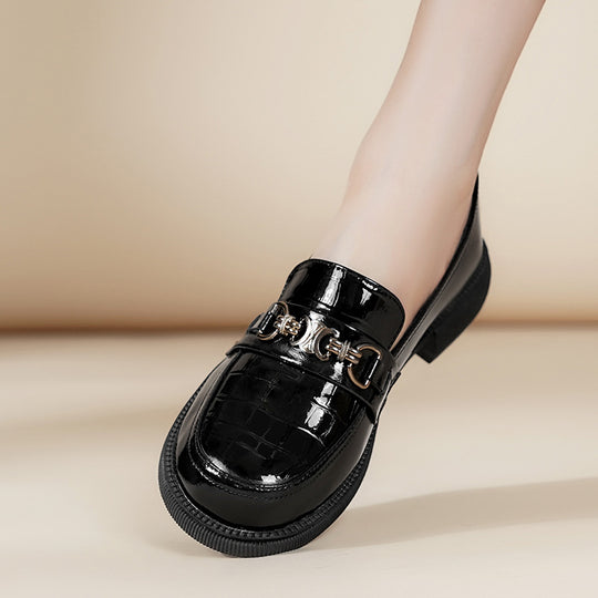 Damen Mokassins mit modischem Kettendetail R&B