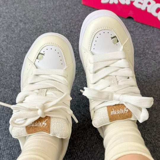 Damen Sportliche Sneakers mit tierischen Motiven und atmungsaktiver Oberflächenstruktur R&B