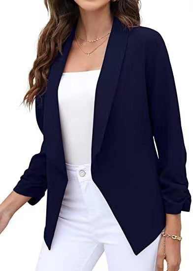 Damen eleganter und luftiger Blazer mit asymmetrischem Schnitt R&B