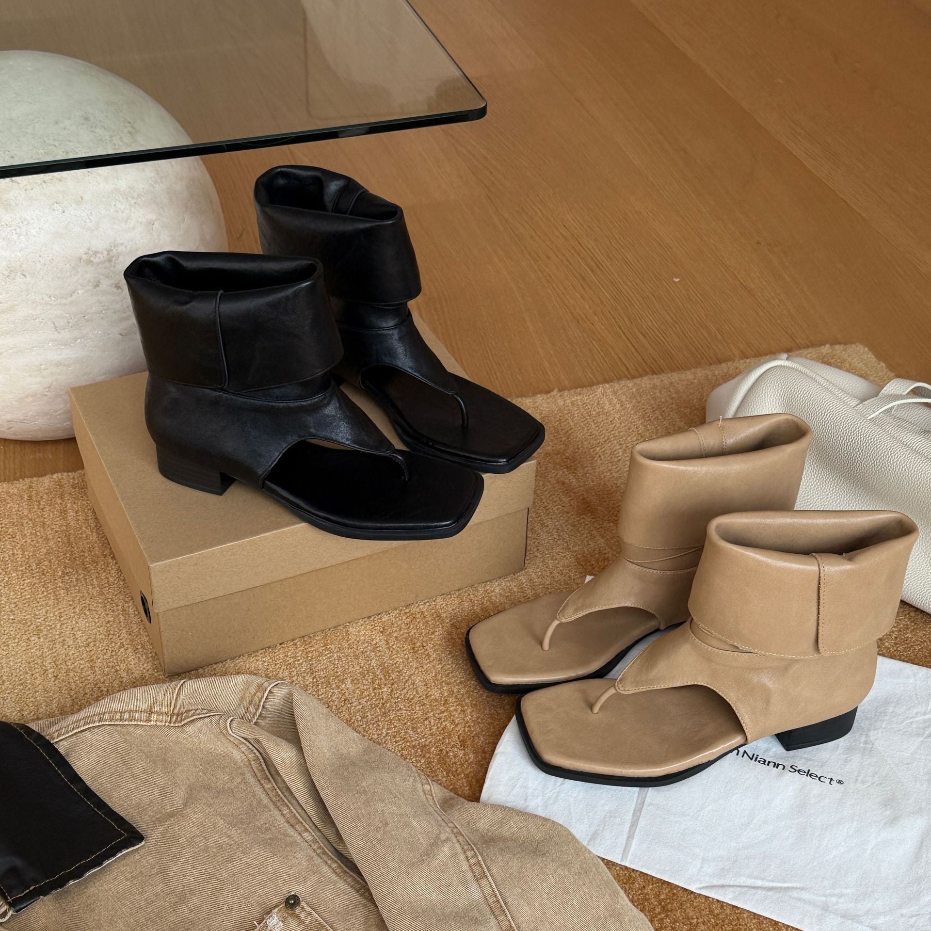 Damen Stilvolle und modische Absatzstiefel