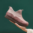 Damen modische High-Top Sneakers mit wärmendem Innenfutter und rutschfester Sohle R&B